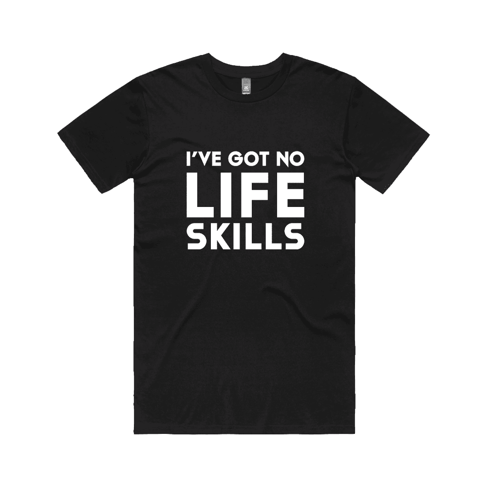 Buy Online Paul Draper - Limited Edition 'I've Got No Life Skills' T-Shirt