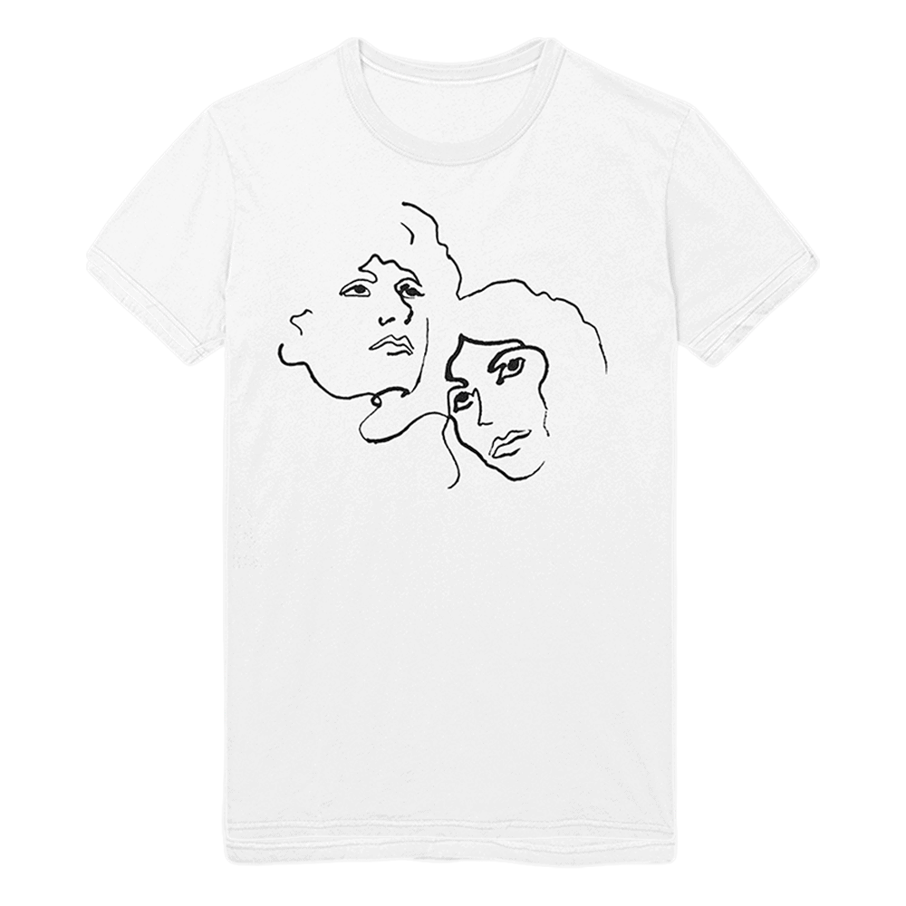 Buy Online Duo - Duo Heads Design T-Shirt - White