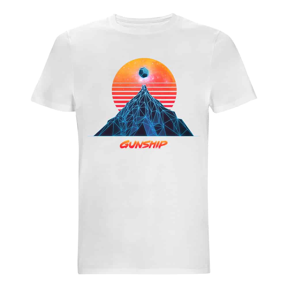 Buy Online GUNSHIP - Sun & Mountain Classic T-Shirt (White)
