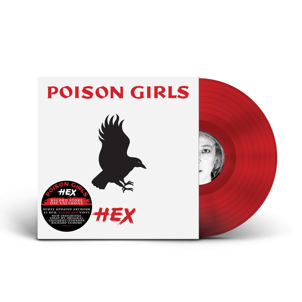英12” Poison Girls Hex COOKLP636 Cooking Vinyl /00390 Cooking Vinyl Official Store - Poison Girls - Hex Red