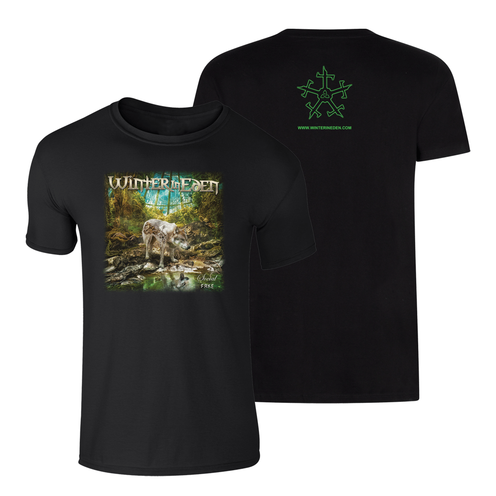 Buy Online Winter In Eden - Social Fake Album T-Shirt