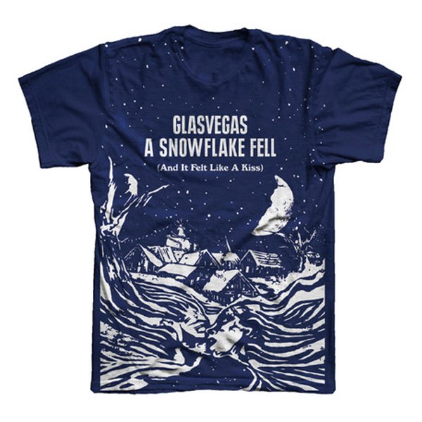 A Snowflake Fell (And It Felt Like A Kiss) EP Cover T-Shirt on Glasvegas  Official Online Store