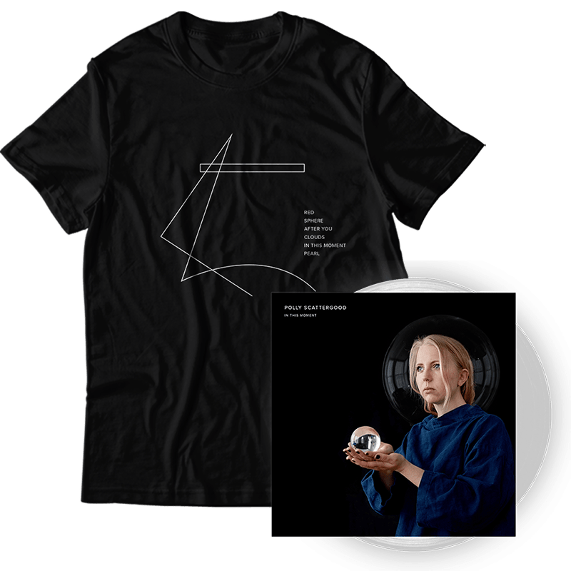 Buy Online Polly Scattergood - In This Moment Clear Vinyl + T-Shirt