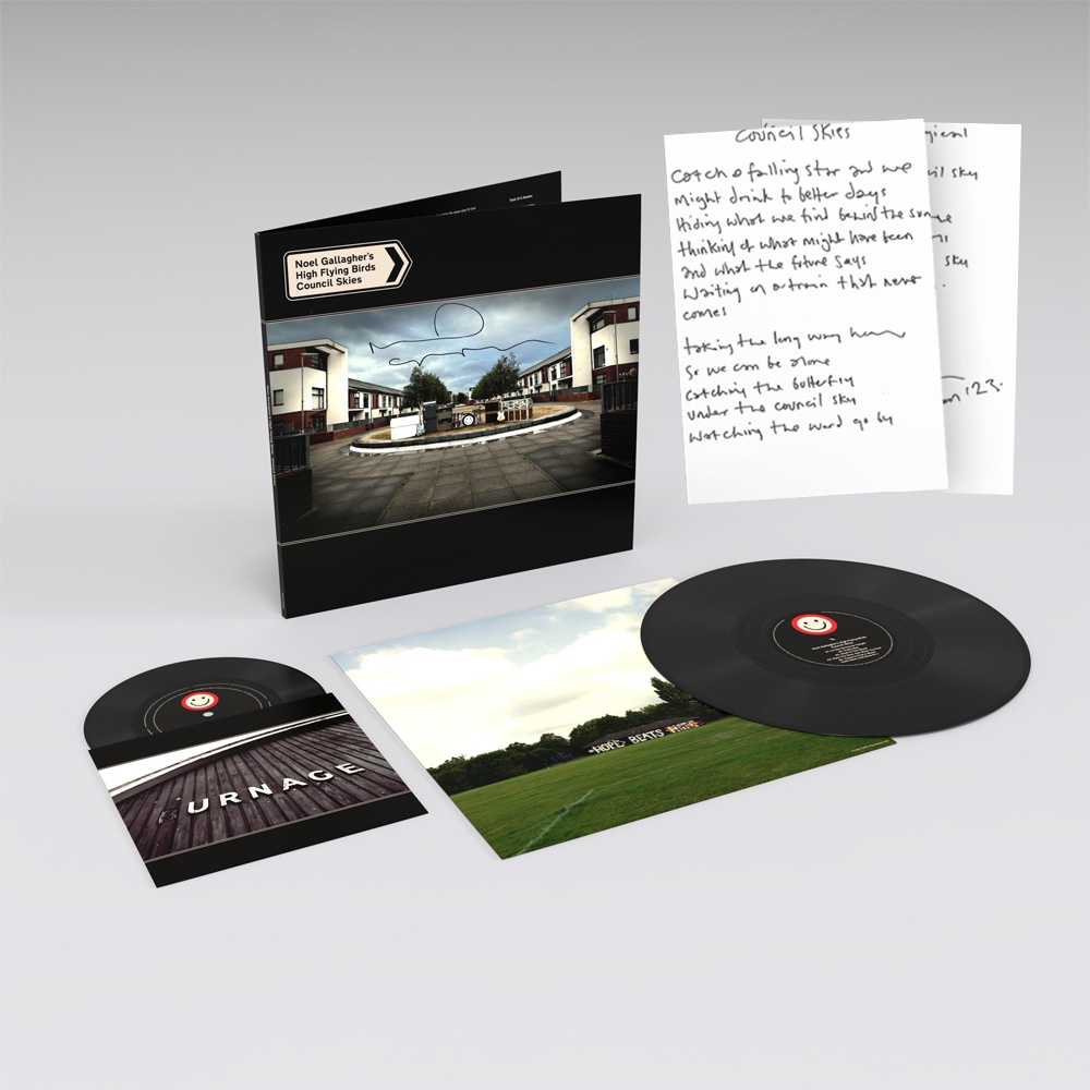 Noel Gallagher 【Council Skies】直筆サイン付き限定版 Noel Gallagher's High Flying Birds – Council Skies – Vinyl