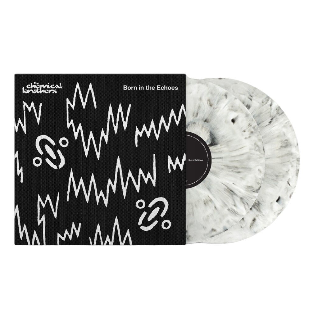 Born In The Echoes 180g Black & White Marble | The Chemical