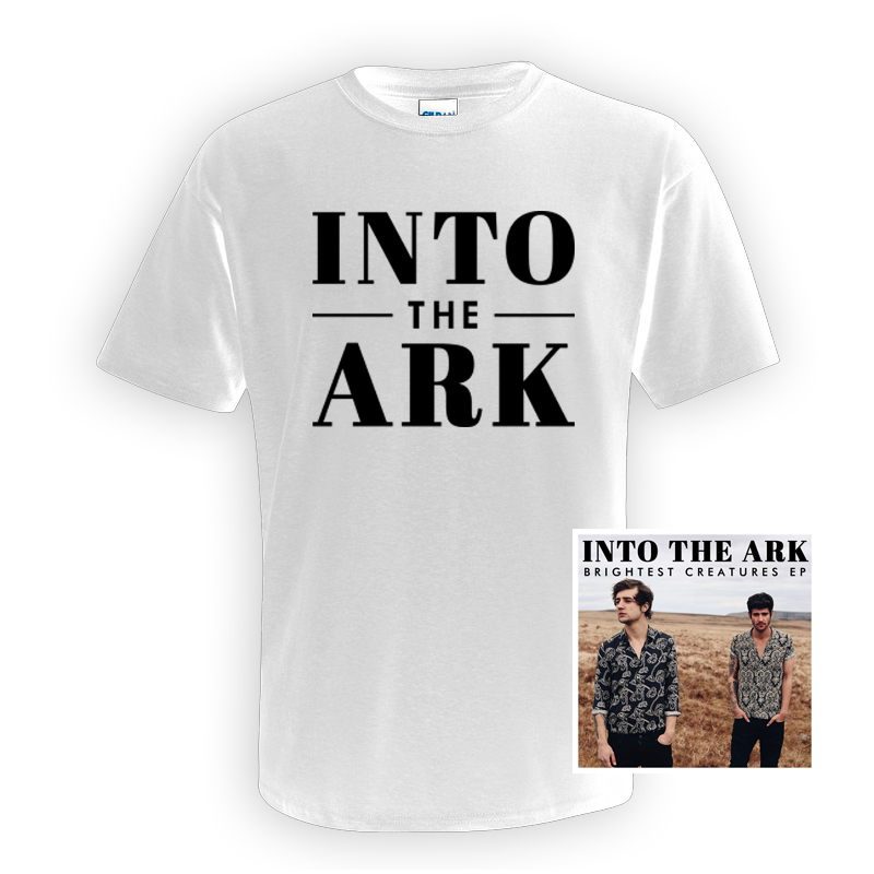 Buy Online Into The Ark - White Logo T-Shirt Bundle
