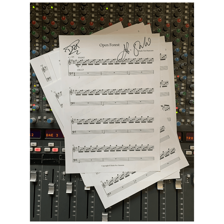 Buy Online Made For Humans - The music score of the Cello & Piano for the song 