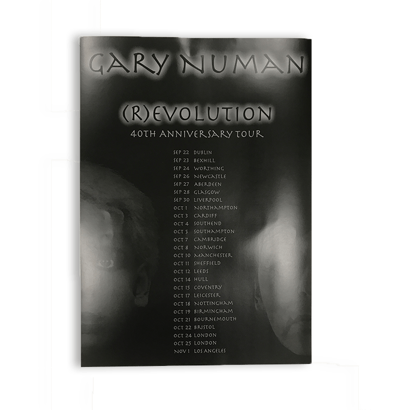 Buy Online Gary Numan - (R)evolution Tour Poster