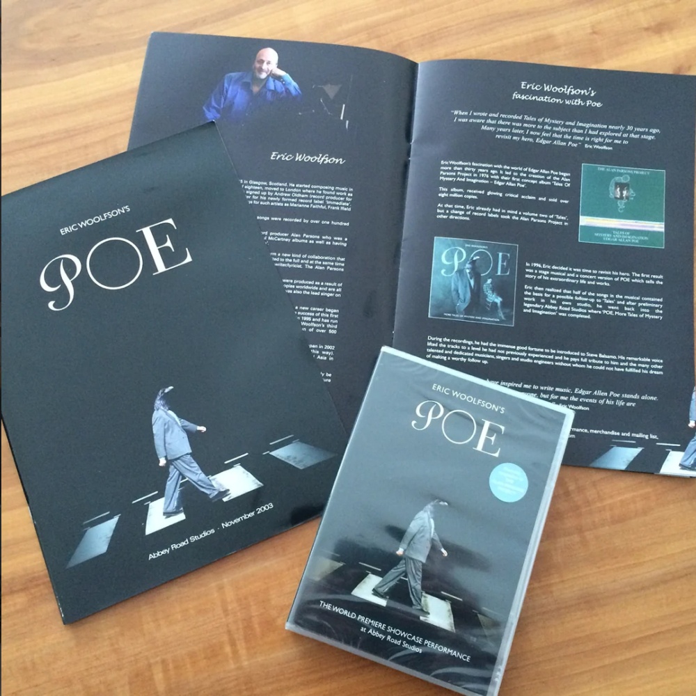 Buy Online Eric Woolfson - POE Brochure & POE DVD (PAL)