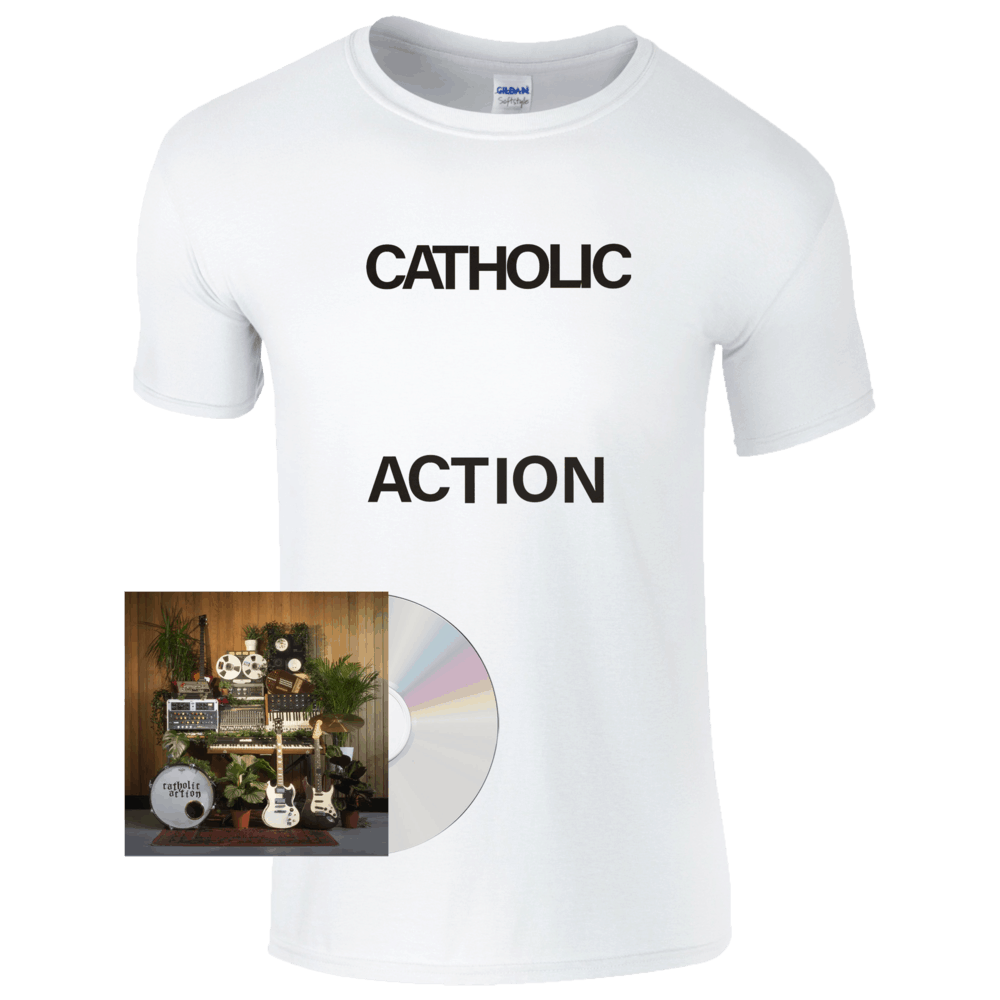 Buy Online Catholic Action - Celebrated By Strangers CD + T-Shirt Bundle