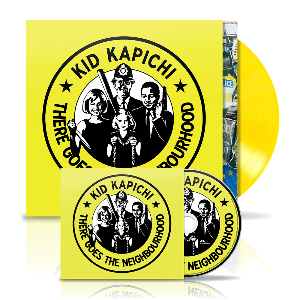 Buy Online Kid Kapichi - There Goes The Neighbourhood Lemon Yellow Vinyl & CD Album