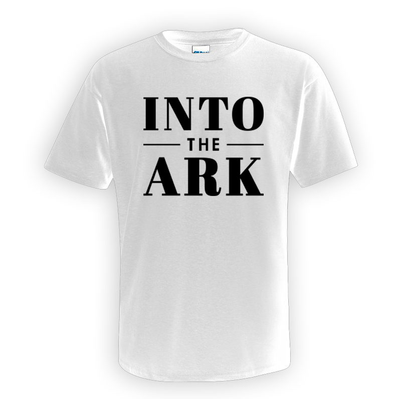 Buy Online Into The Ark - White Logo T-Shirt