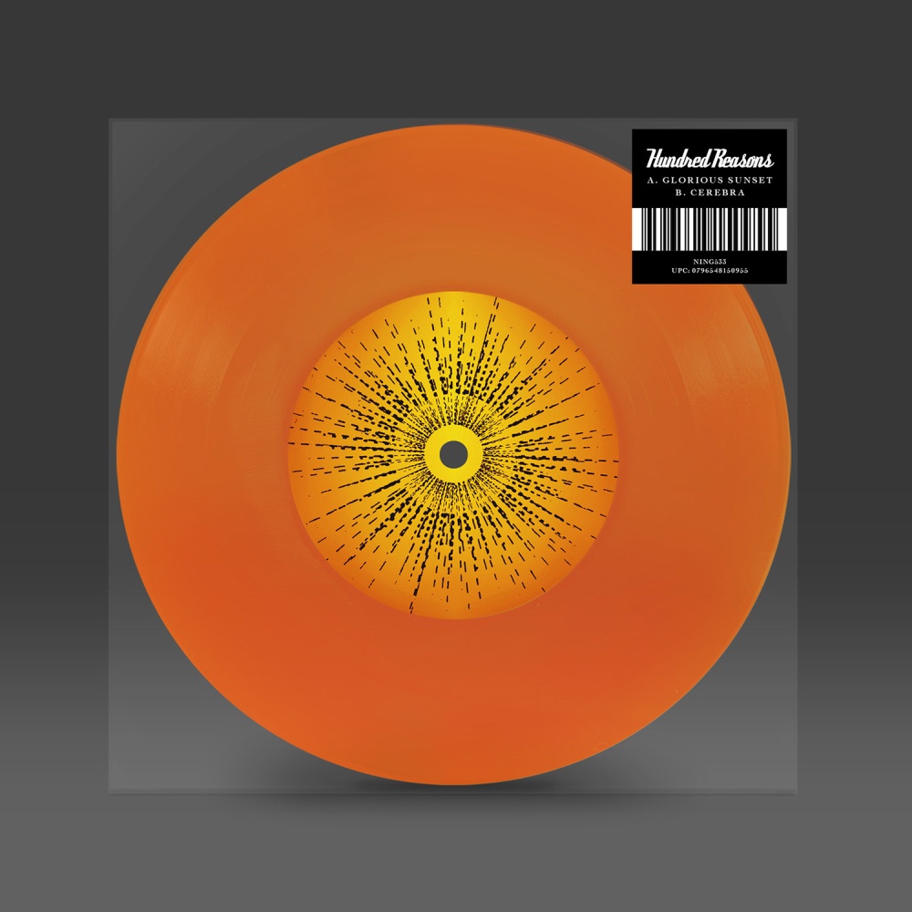 Buy Online Hundred Reasons - GLORIOUS SUNSET Limited Edition 7'' Single on Orange Vinyl