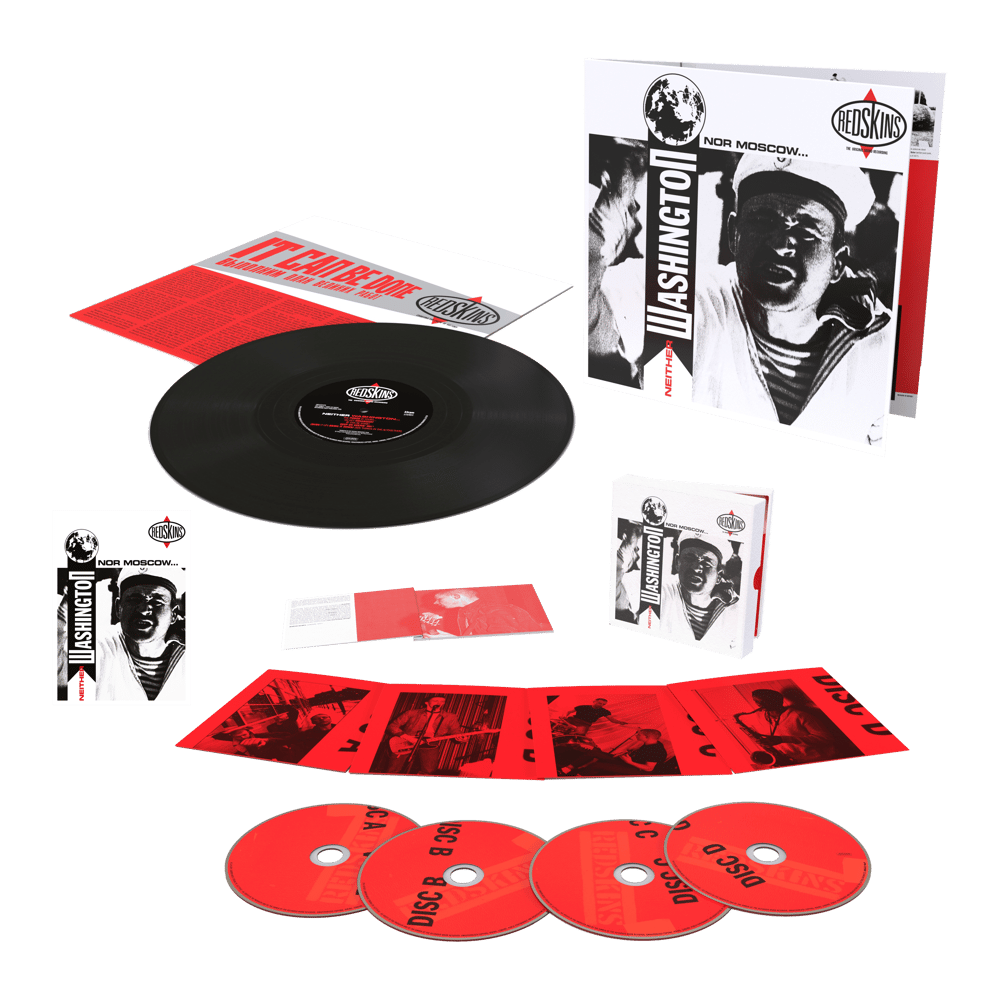 Buy Online Redskins - Neither Washington Nor Moscow 4CD Boxset + Vinyl + Free Postcard