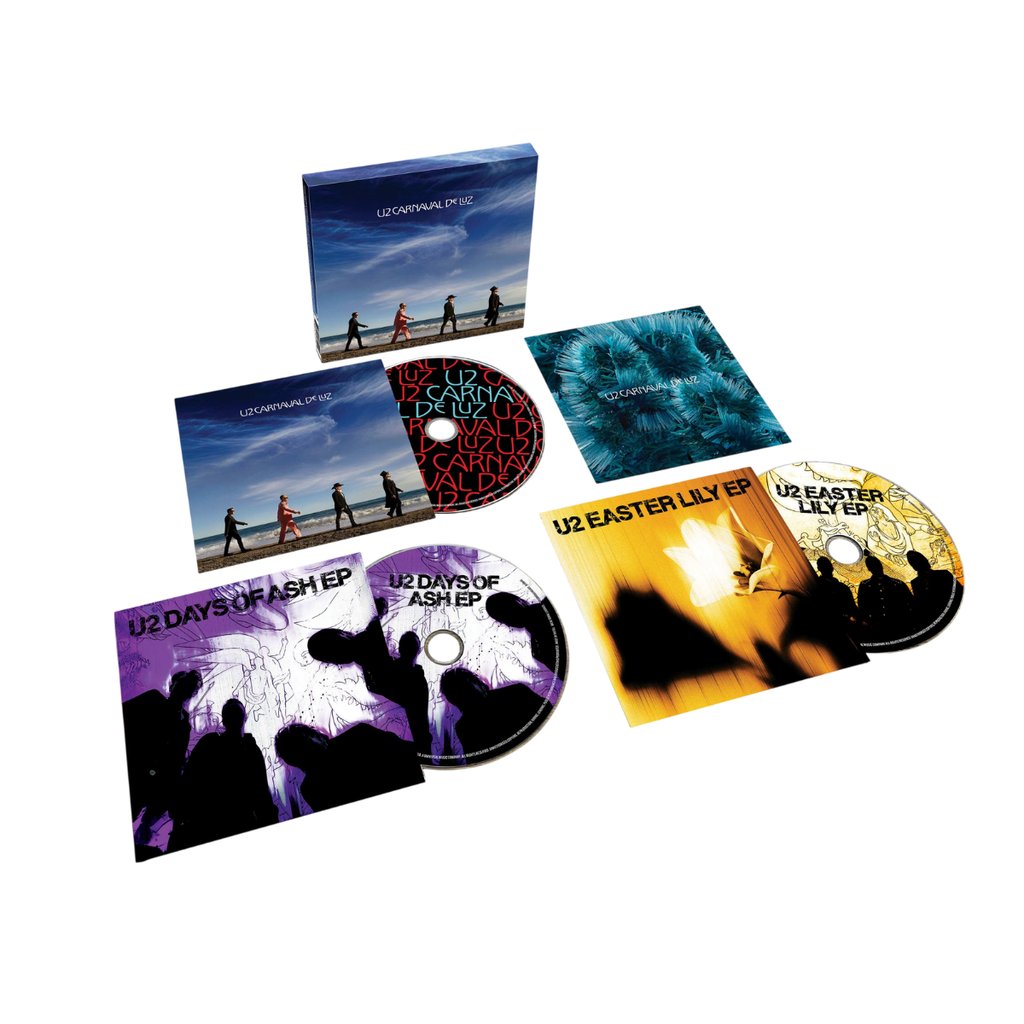 U2 // 6タイトルセット 12CD Carnaval De Luz, Limited Edition Deluxe 3CD | U2 | Townsend Music