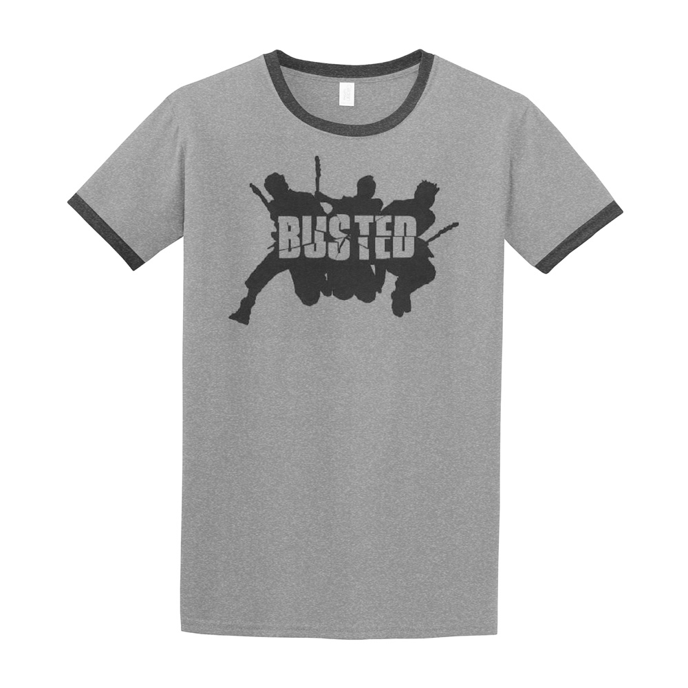 Buy Online Busted - Silhouette Jump Ringer T-Shirt