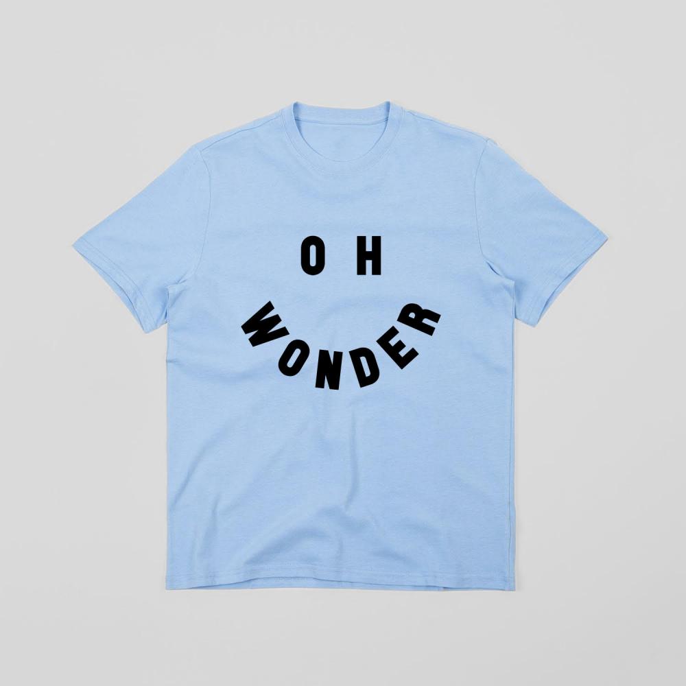 Buy Online Oh Wonder - Smile T-Shirt (Blue)