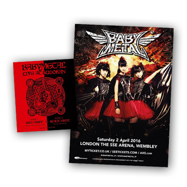 Buy Online Babymetal - Live At Budokan DVD + Print