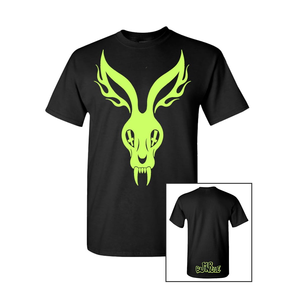 Ipecac Official European Store Mr Bungle Black Dayglo Bunny T Shirt