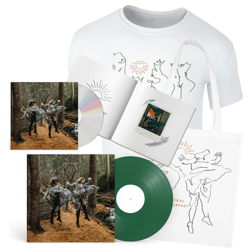 Buy Online Before Breakfast - Signed LP + CD + Signed Photo & Lyric Book + T-Shirt + Tote Bag