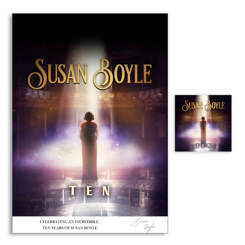 Buy Online Susan Boyle - TEN Poster + CD Bundle