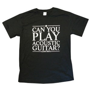 Buy Online Liam Fray - Mens Acoustic Black T-Shirt