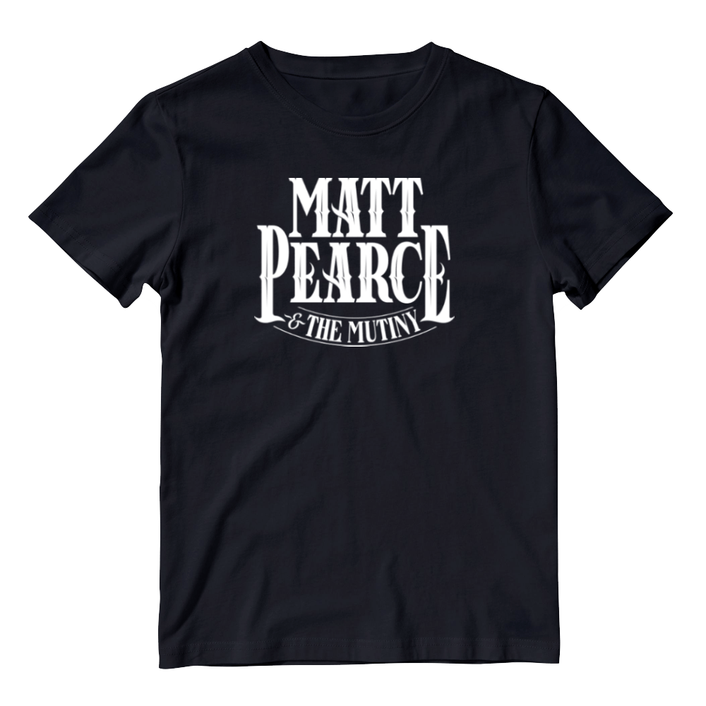 Buy Online Matt Pearce & The Mutiny - White Logo T-Shirt