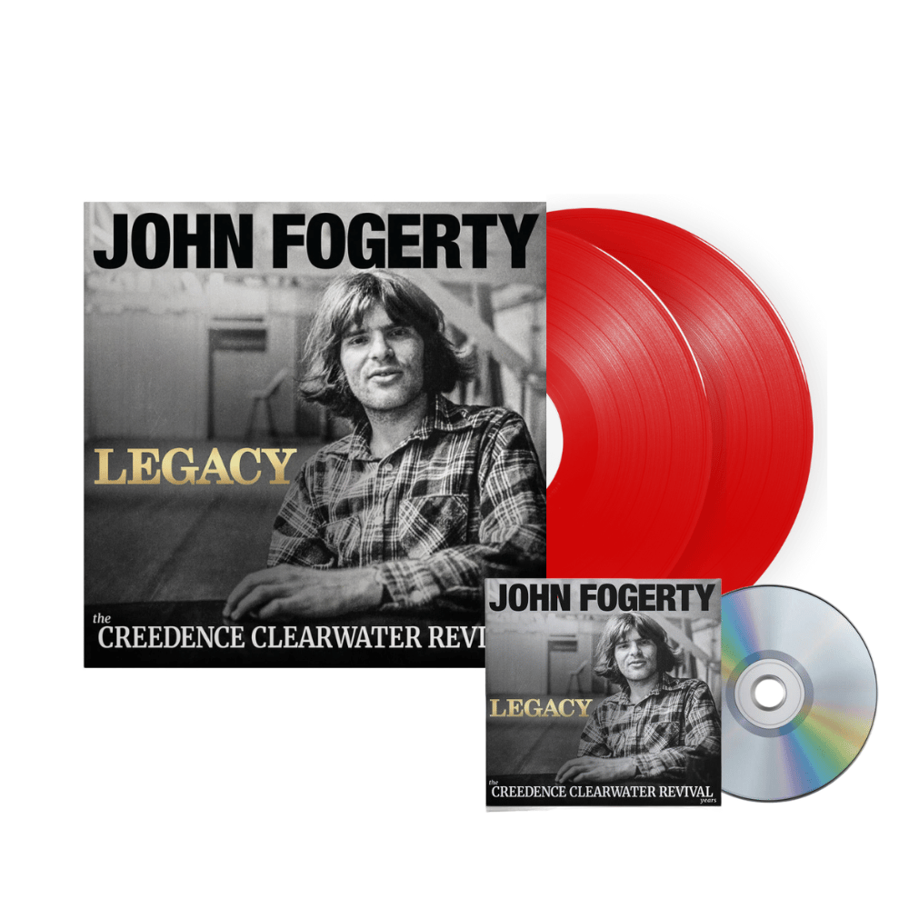 Legacy: The Creedence Clearwater Revival CD + Ruby Vinyl | John Fogerty ...