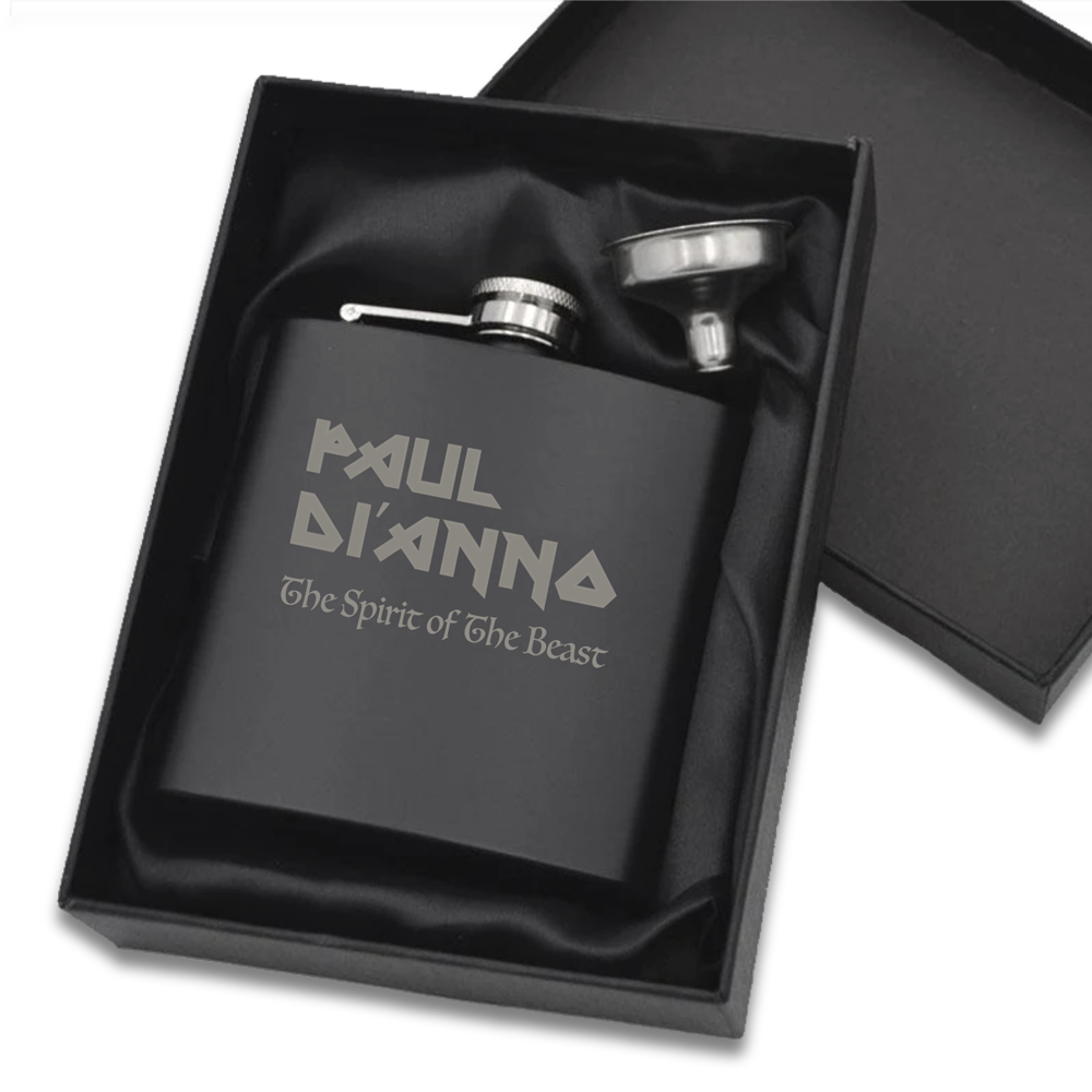 Buy Online Paul Di'Anno - Spirit of the Beast Hip Flask