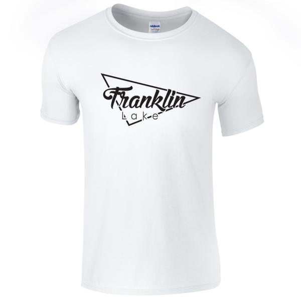 Buy Online Franklin Lake - Logo White Unisex T-Shirt