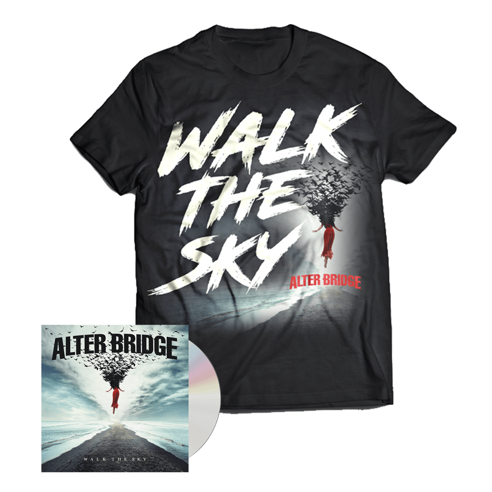 Buy Online Alter Bridge - Walk The Sky CD + T-Shirt (Exclusive)