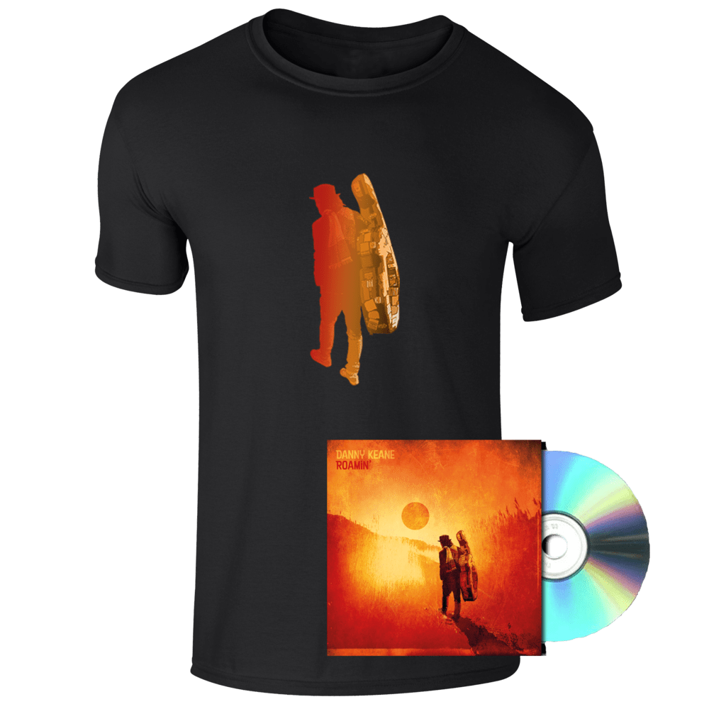 Buy Online Danny Keane - Roamin' - (Black) T-Shirt and CD Bundle