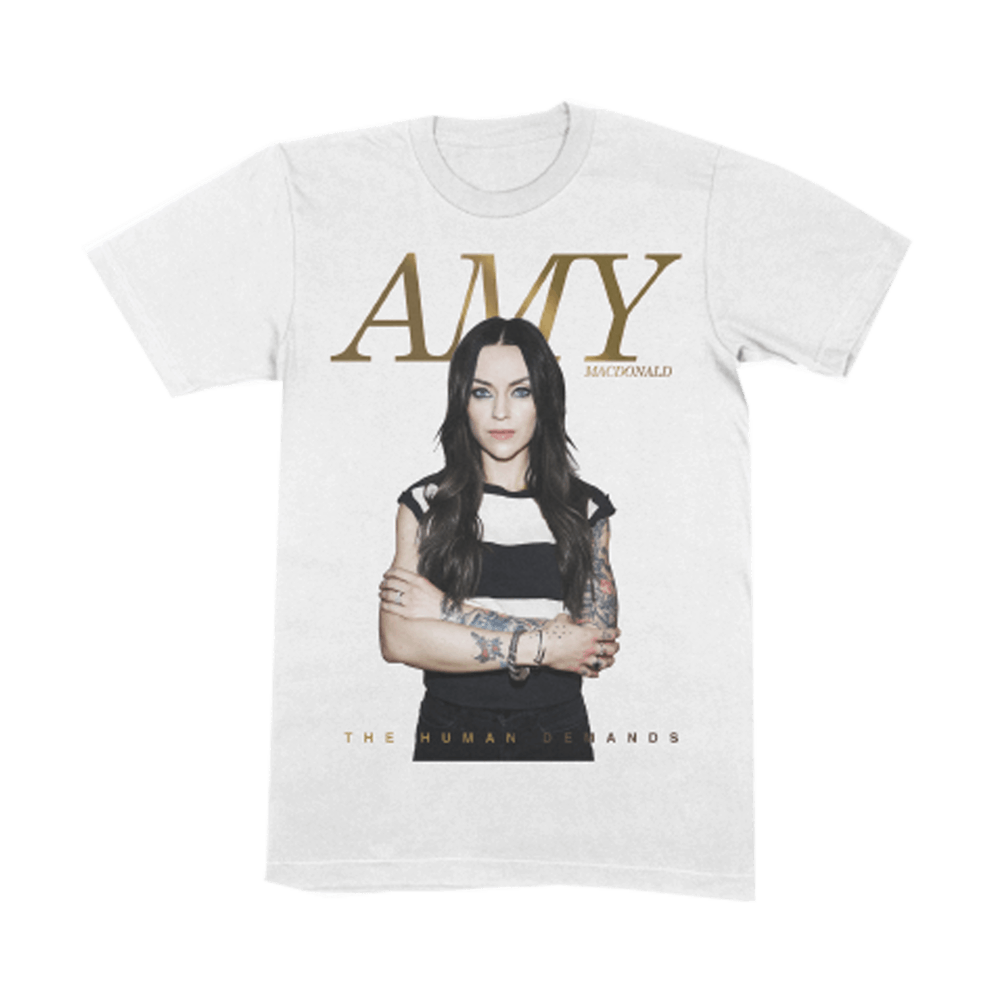 Buy Online Amy Macdonald - The Human Demands White T-Shirt