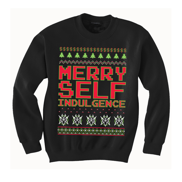 Buy Online Mindless Self Indulgence - Merry Self Indulgence Sweatshirt (Black)