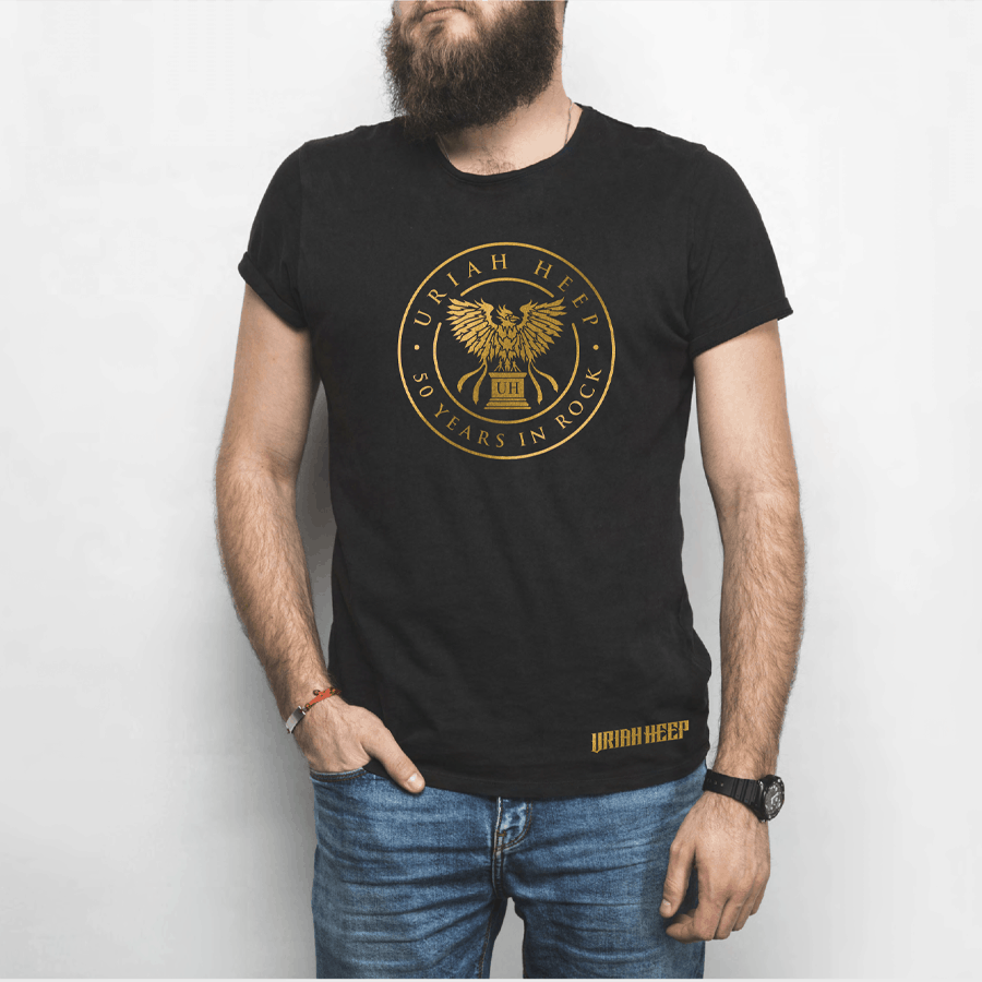 Buy Online Uriah Heep - 50 Years In Rock T-Shirt