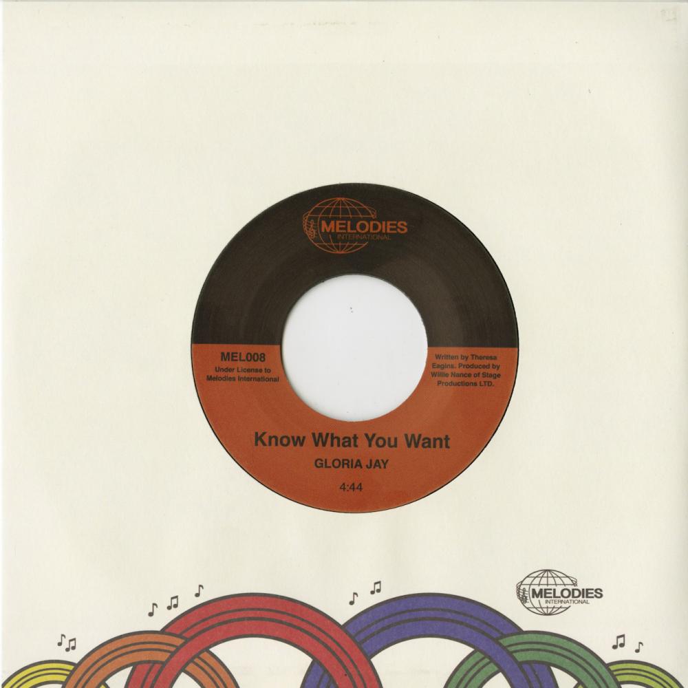 Buy Online Melodies International - Gloria Jay / Know What You Want (w/ 14 x 14 Inch Poster)