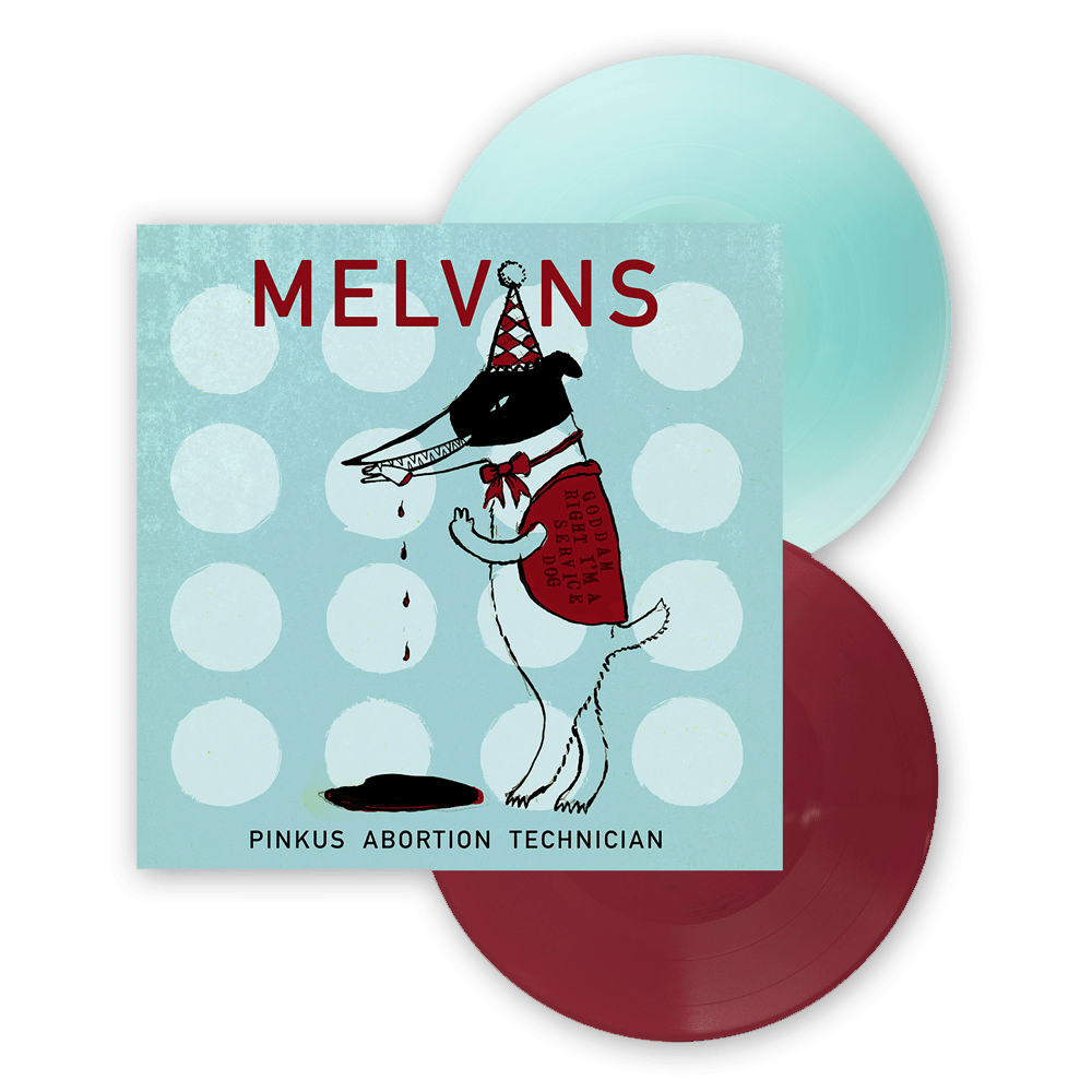 Buy Online Melvins - Pinkus Abortion Technician Double Electric Blue/Oxblood Coloured