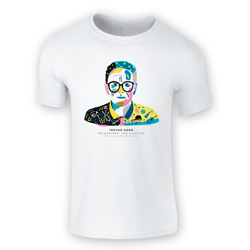Buy Online Trevor Horn - Album Cover T-Shirt (White)