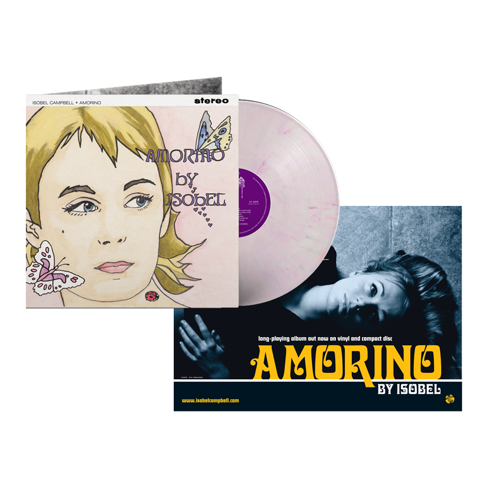 Buy Online Isobel Campbell - Amorino Coloured Vinyl (Exclusive) + A4 Print (Signed)