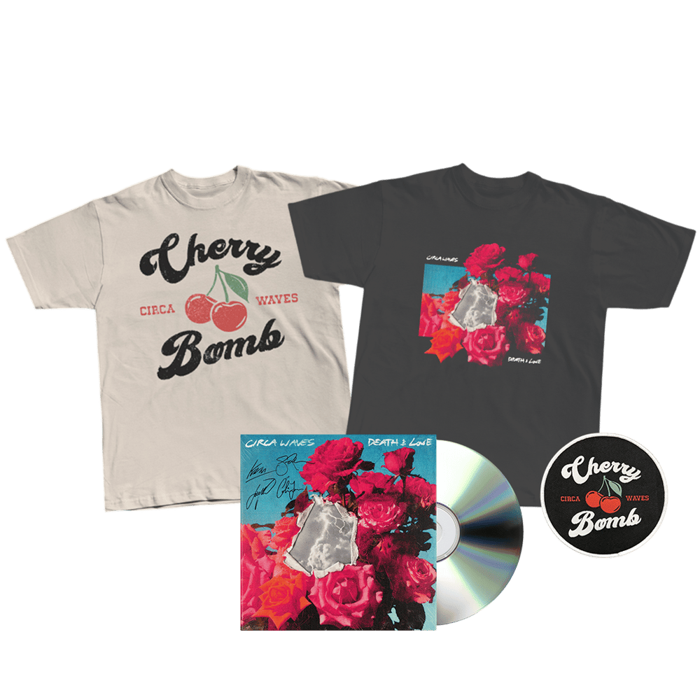 Circa Waves - Death & Love Official Store - Circa Waves - Death & Love CD (Signed) + T-Shirt (Two Designs) + Patch