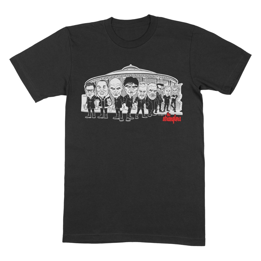 Stranglers Official Store - Stranglers - All The Heroes Caricature T-Shirt