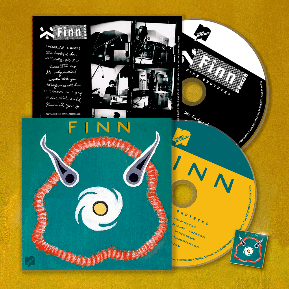Buy Online The Finn Brothers - Finn Deluxe CD + Free Enamel Badge