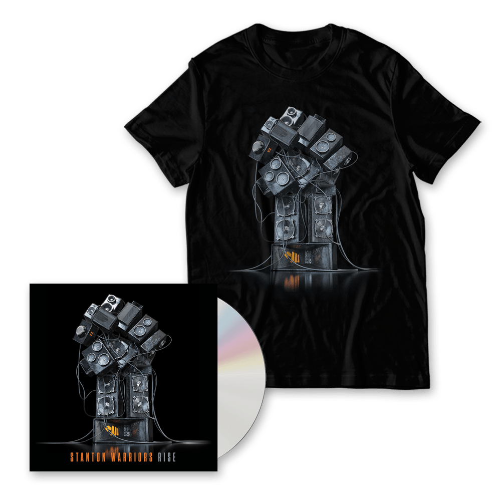 Buy Online Stanton Warriors - Rise CD Album (Includes Rise DJ Mix CD) + Album Art T-Shirt
