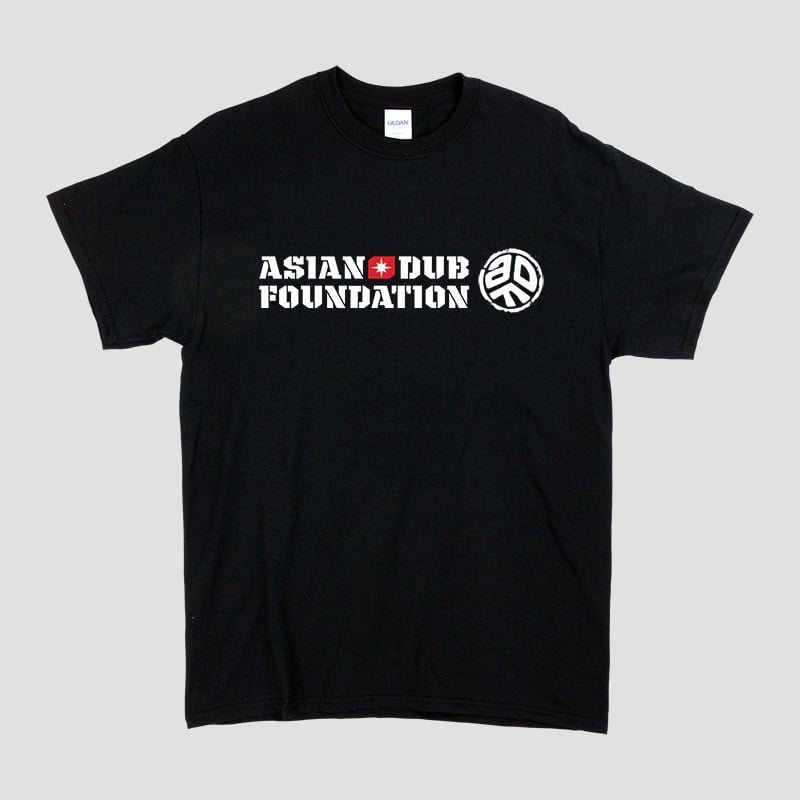 00sヴィンテージ Asian Dub Foundation バンドTシャツ L Asian dub foundation Tシャツ /フジロック、サマソニにの通販