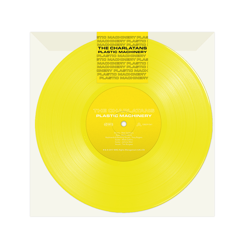 Buy Online The Charlatans - Plastic Machinery (7" yellow vinyl single) 
