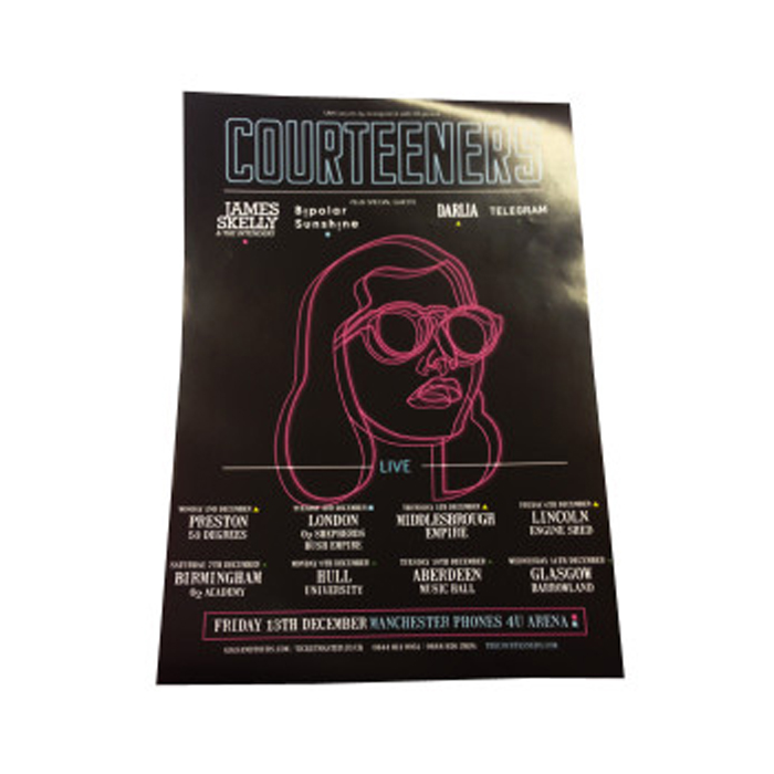 Buy Online Courteeners - Tour Poster