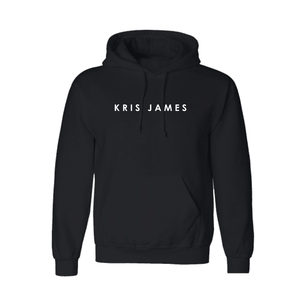 Buy Online Kris James - Black Logo Hoodie