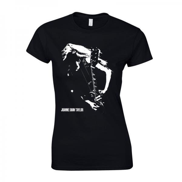 Buy Online Joanne Shaw Taylor - Ladies Black Shouta T-Shirt
