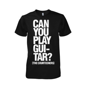 Buy Online Courteeners - Guitar Black T-Shirt