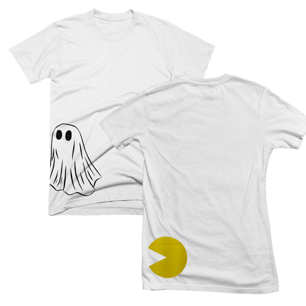 Buy Online Matthew Mole - White front and back print T-Shirt